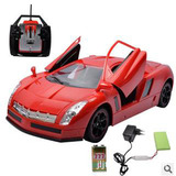儿童玩具遥控跑车凯迪拉克车模可充电开门赛车仿真汽车模型礼盒装