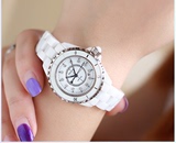 瑞士表罗西尼手表女士手表女陶瓷学生女生手表机械表正品女表日韩