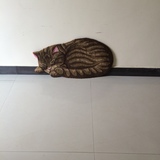 儿童卧室地垫 楼梯垫 防滑垫 飘窗垫 猫 地毯新款可爱睡猫地毯