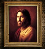 自油自画正品 数码DIY数字油画手工填色人物过道装饰宗教信仰耶稣