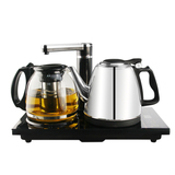 茶具全不锈钢玻璃煮茶器抽水加水泡茶壶电热水壶自动上水壶烧水壶