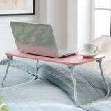 简易书桌台式家用床上用折叠移动小桌子简约懒人床边笔记本电脑桌