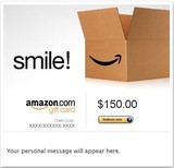 美国亚马逊 美亚礼品卡 amazon giftcard 100美金 自用信用卡刷