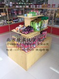 新款中岛柜木质货架零食展示柜超市进口食品货架茶叶展示柜烟酒柜