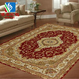 土耳其进口150万针高密波斯冰丝地毯中式欧式简约卧室客厅茶几毯