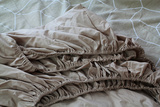 外贸床笠 全棉纯色单件纯棉床罩床垫套加厚席梦思保护套床单1.8米