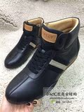 【杰克】香港正品代购BALLY巴利男鞋皮鞋板鞋高帮系带爆款冬季鞋