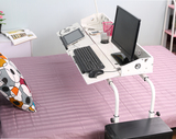 床上双人电脑桌 台式电脑桌家用笔记本电脑桌 懒人书桌 跨床桌