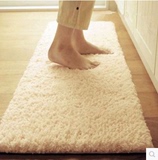 防滑地垫进门走廊地毯地垫可定做尺寸羊羔绒家用地毯隔音防潮