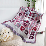 沙发套北欧宜家沙发毯子沙发巾针织线毯包邮美式沙发垫防尘罩