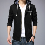 春季青少年韩版男士风衣短款休闲大衣薄款学生修身帅气夹克潮外套