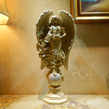 欧式客厅电视柜装饰复古天使摆设家居饰品人物雕塑创意玄关摆件