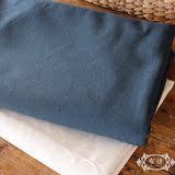 白蓝加厚棉 麻布料 素色全棉DIY靠枕沙发手工桌布背包面料低价