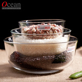 泰国进口Ocean透明玻璃碗餐具 大汤碗米饭碗套装 沙拉碗色拉碗