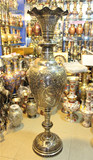 巴基斯坦传统手工艺品批发铜器铜雕60英寸花瓶开业乔迁礼品