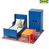 IKEA北京宜家代购胡赛特 玩偶家具卧室过家家仿真布艺儿童玩具0.9