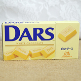 日本代购 森永DARS牛奶白巧克力(白色装)清新丝滑12粒42g