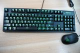 KEYCOOL/凯酷 104 定制 绿色喷漆 绿色渐变键帽 背光 机械键盘