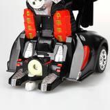 车新年礼物 一键遥控变形机器人变型 遥控车电智能金刚儿童玩具汽