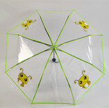 超萌 糖宝 花千骨新款创意三折透明工艺雨伞女小清新卡通折叠雨伞