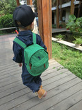 韩国保罗POLO幼儿园宝宝书包儿童帆布双肩背包防走失背包外贸包包