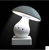 迷你蘑菇LED台灯插卡音箱无线触摸蓝牙音响低音炮车载手机播放器