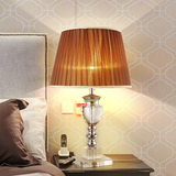 威比特欧式装饰台灯卧室床头K9水晶台灯 现代简约创意温馨水晶灯