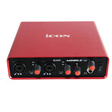 艾肯ICON Mobile U USB外置专业网络K歌录音后期声卡套装包邮调试