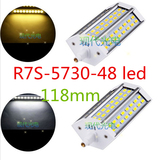 R7S LED灯 r7s 15W 5730 48灯 118mm 横插灯 R7S节能灯 220V 110V