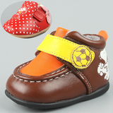 史努比童鞋专柜冬季新款男童女童婴儿宝宝鞋保暖羊皮学步鞋子