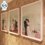 韩式3框客厅照片墙创意组合相框墙卧室沙发婚纱儿童艺术小墙面