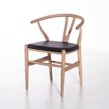 北欧实木餐椅 水曲柳简约宜家新中式餐座椅工程酒店Y椅设计师椅子