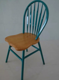 特价美式温莎椅铁艺餐椅原木剑靠背椅孔雀椅酒店椅实木咖啡厅椅子