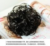 韩国假发发圈发包头绳丸子头花苞头波波头美发蓬松盘发头饰发饰女