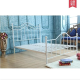 艺床1米铁床双人床1.8米儿童单人床钢管床1.5米公主床特价韩式铁