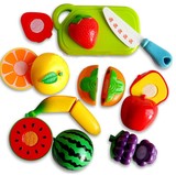 包邮儿童过家家益智玩具切切乐水果蔬菜切切看男女孩幼儿厨房玩具