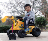挖土机玩具童车大型工程车包邮超大号遥控儿童电动挖掘机可坐可骑