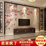 中式客厅沙发电视背景墙瓷砖仿古文化砖艺术雕刻大型壁画雅舍兰香