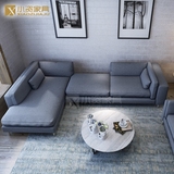 布艺沙发 北欧宜家现代简约客厅L型组合沙发 单人双人三人沙发