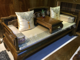 海宏家居-罗汉床五件套床垫靠包 椰棕床垫棕垫古典家具坐垫