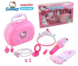 正版Hello Kitty凯蒂猫美丽套装唱歌小公主套装50011过家家玩具