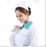 包邮 白色/粉色/蓝色涤卡护士帽MZ-1 不变型 不起泡 耐洗抗皱