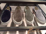 正品代购 Prada/普拉达2015夏季新款男鞋 休闲绒面平底鞋 一脚蹬