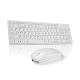 鼠无线鼠标键盘套装 可充电笔记本台式电脑通用超薄省电巧克力键