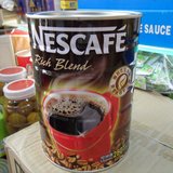 台湾出口版 雀巢咖啡醇品 即溶纯黑咖啡 无糖无伴侣罐装500g