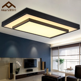 LED客厅吸顶灯长方形大气个性 简约现代时尚铁艺卧室灯具饰亚克力