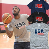 美国男篮梦之队USA短袖t恤 宽松夏季大码男女科比库里詹姆斯韦德