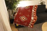 KILIM印第安民族外贸美式复古线毯欧美式沙发垫地毯沙发巾盖布