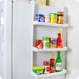 多功能冰箱置物架  厨房置物收纳架 冰箱侧壁挂架调料储物架层架