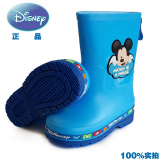 迪士尼儿童雨鞋女防滑四季小孩雨靴水鞋男童卡通学生水靴胶鞋中筒